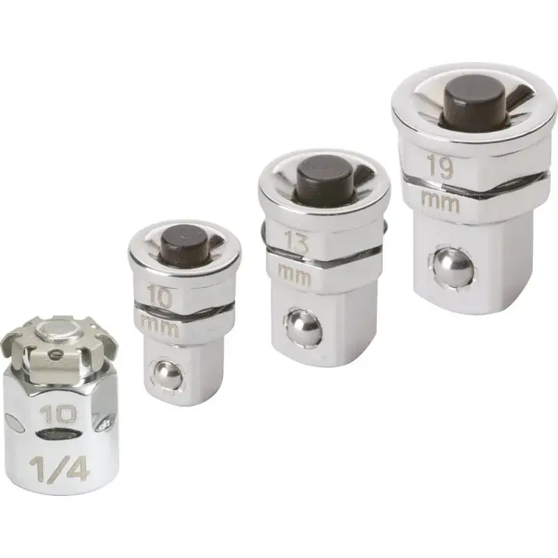 Prix Réduit Jeu de 4 adaptateurs GEARplus à verrouillage finition polie KS TOOLS 503.4286