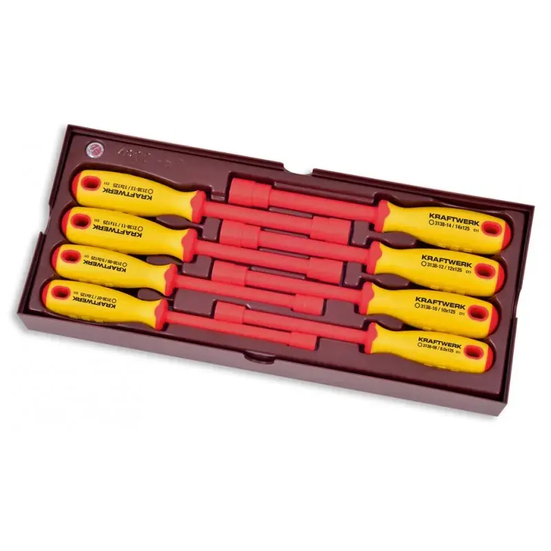 Expédition Rapide Coquille de clés à douilles emmanchée d‘électricien VDE KRAFTWERK 4900-62B