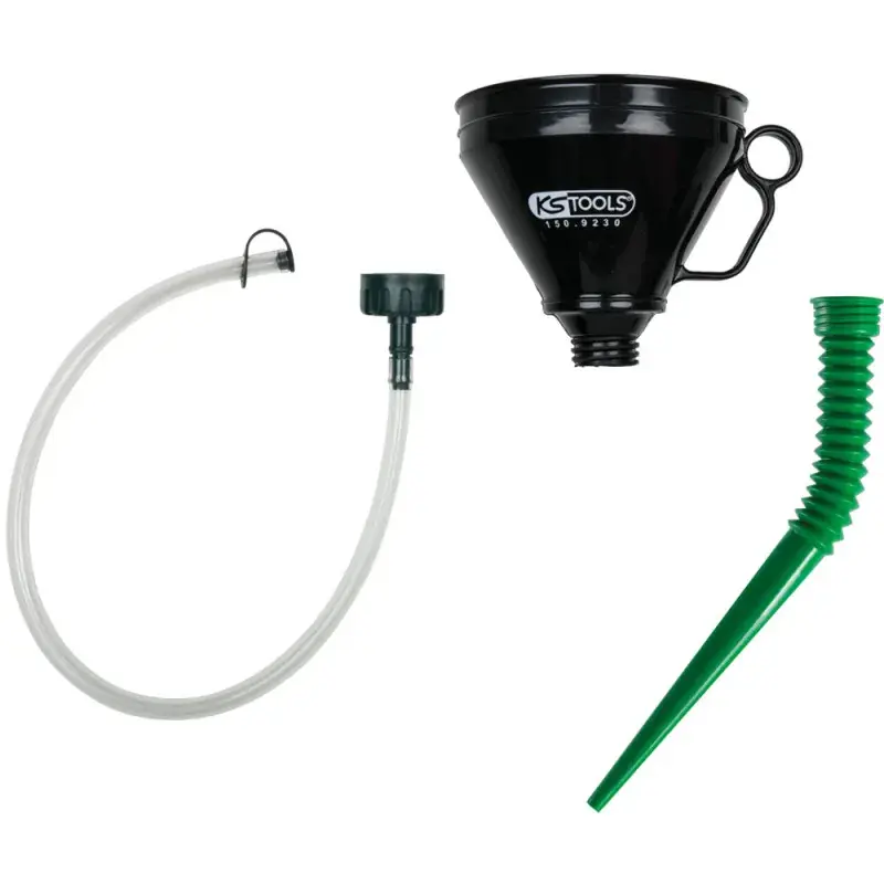 Vente Flash Entonnoir 3 pièces, flexible 14 x 400 mm, entonnoir 160 mm – KS TOOLS 150.9230