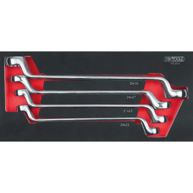 Module de clés polygonales contre-coudées 75°, 4 pièces KS TOOLS 713.2021 Vente Flash