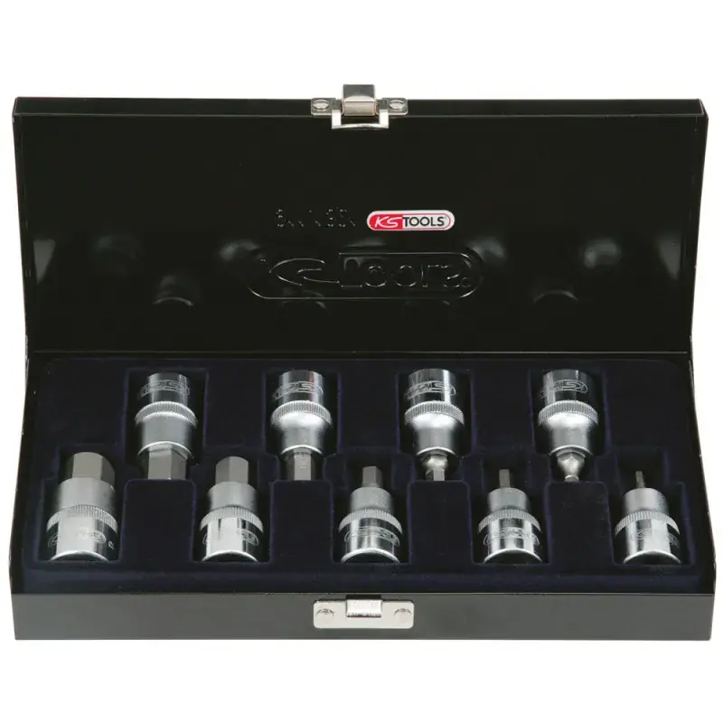 Commander Maintenant Coffret de 9 douilles tournevis ULTIMATE 6 pans KS TOOLS 922.1321