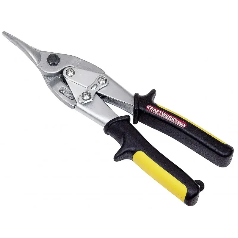 Dernier Modèle Cisaille à tôles bichantourneuses coupe droite 250 mm M2 KRAFTWERK 2243