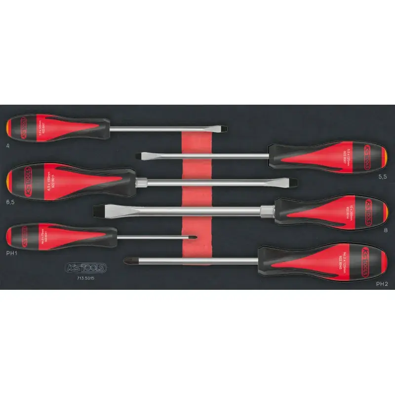 Module de tournevis ULTIMATE Fente - PHILLIPS, 6 pièces KS TOOLS 713.5015 Vente Flash