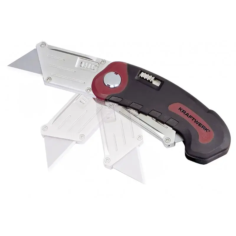 Couteau universel pliant à lame trapézoïdale 155 mm KRAFTWERK 3304 Commande En Gros