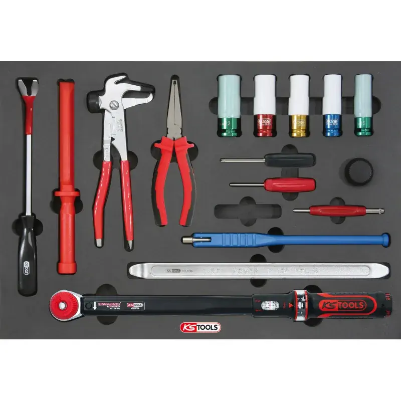 Remise Module 16 pièces spécial démontage roues KS TOOLS 815.1195