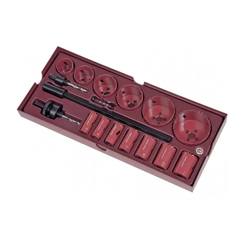 Top Vente Coquille 16 Pièces de Scies Trépans COMPLETO KRAFTWERK 4900-39B