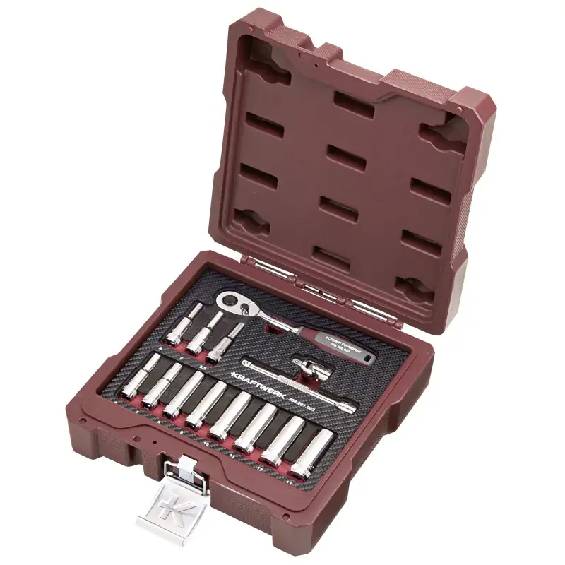 Quantité Limitée Coffret de douilles longues Pro-Line, 1/4“, 14 pcs KRAFTWERK 204.201.002