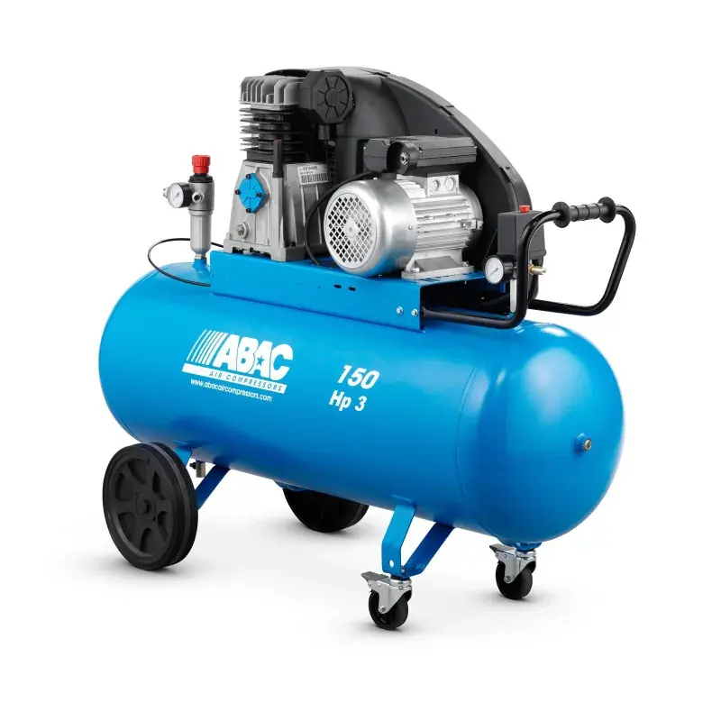 Achetez Aujourd&rsquo;hui Compresseur d‘air à piston 150L 3 Cv 11 Bar bi-cylindre Série PRO A49B ABAC 4116028500