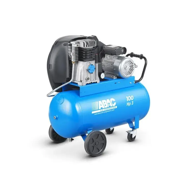 Satisfait Ou Remboursé Compresseur d‘air vitesse lente 100L 3 Cv 10 Bar Gamme Pro ABAC 4116028203