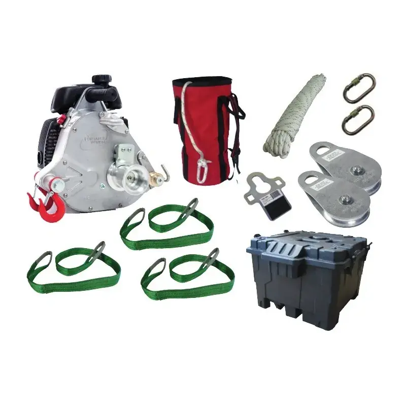 Usine Directe Kit de Tirage Lignard PCW5000 à Essence Force 1000 KG Portable Winch - PCW5921-200