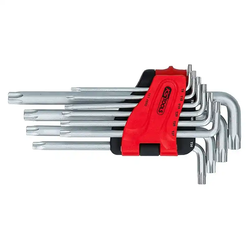 Jeu de 10 clés mâles TORX coudées longues KS TOOLS 151.4880 Affaire À Saisir