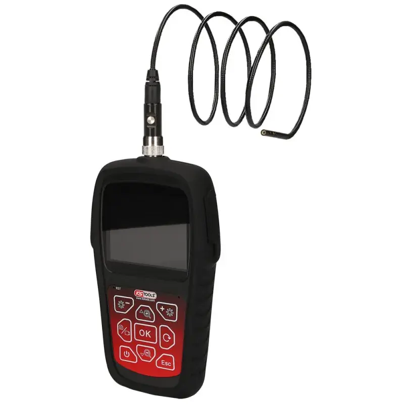 Meilleur Choix Kit vidéoscope double caméra HD Ø 4.5mm 0° + 90° commutable KS TOOLS 550.7530