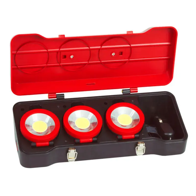 Coffret de 3 projecteurs LEDs 3 W KS TOOLS 150.4314 Soldes