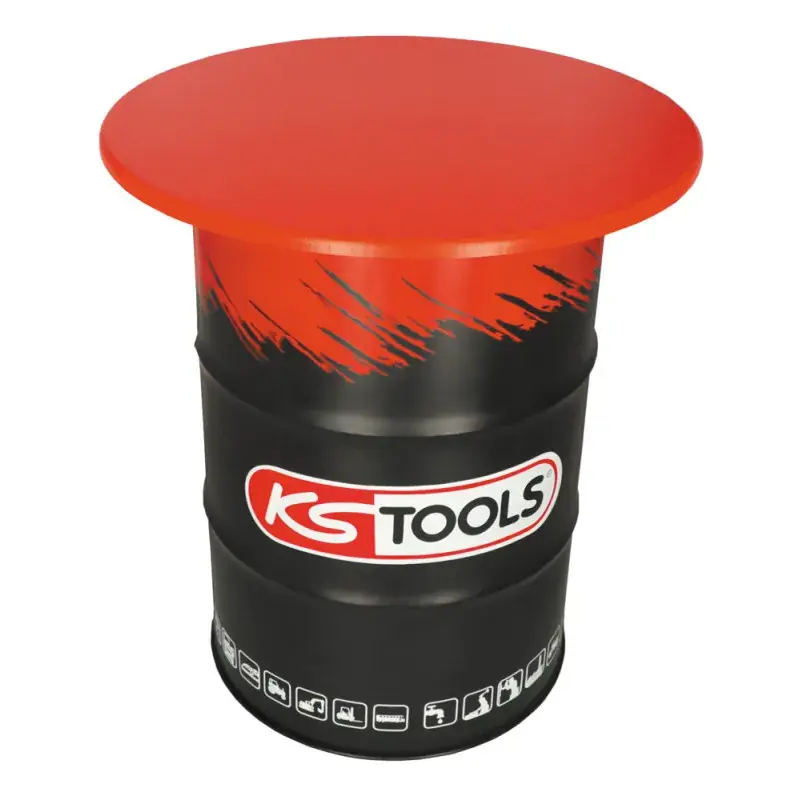Meilleure Vente Lot table et 4 tabourets hauts esprit fût KS TOOLS 100140-A1