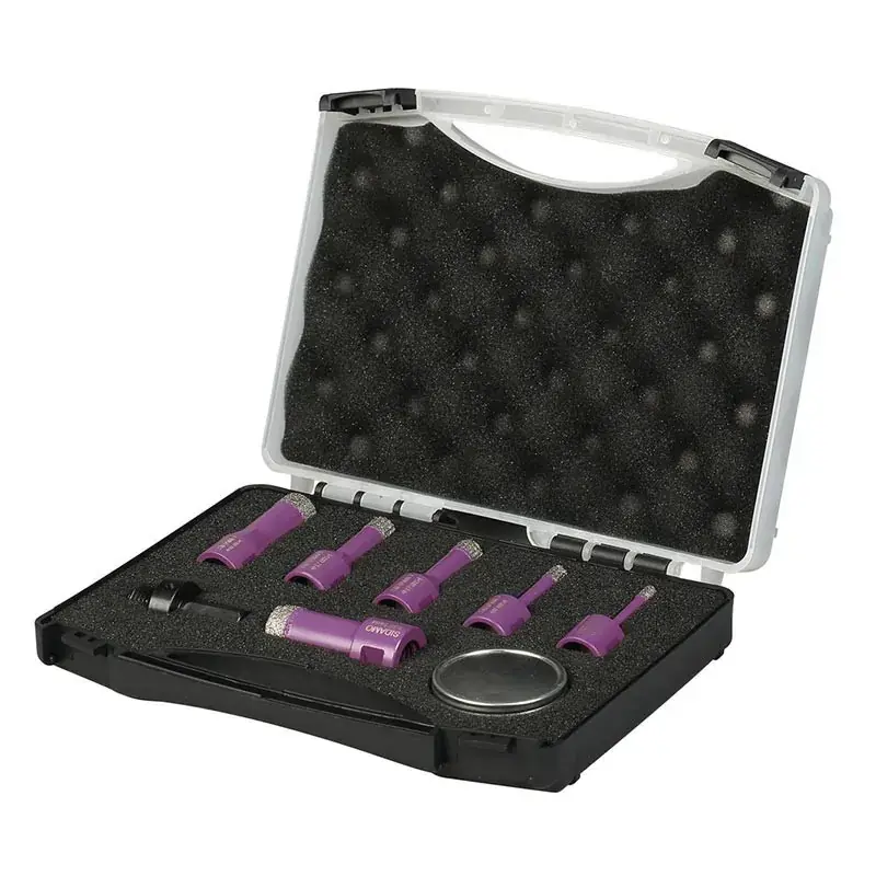 Coffret de trépans diamant à sec 6-8-10-12-18-22mm SIDAMO 11101451 Acheter Direct