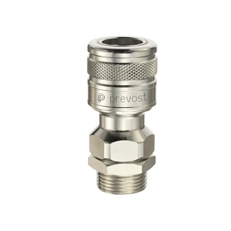 Raccord fileté mâle cylindrique à obturation (G 1/2 – G 3/4) PREVOST Authentique