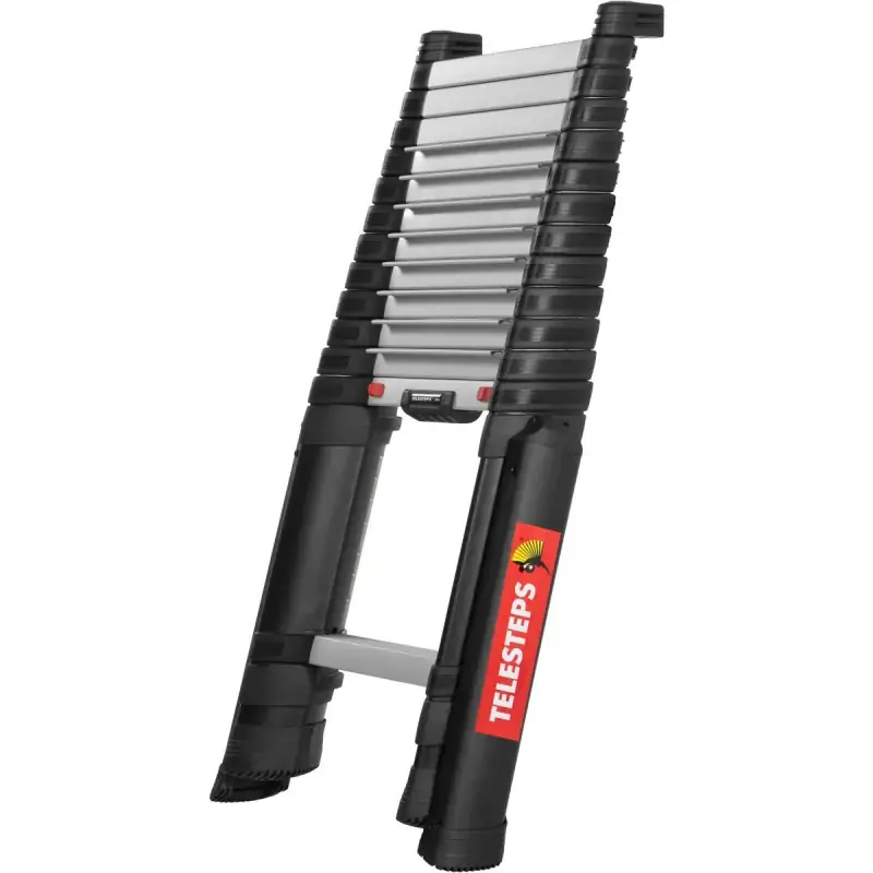 Echelle Prime Line 4.1m marches 80mm + stabilisateurs TELESTEPS 72241STAB Dernier Modèle