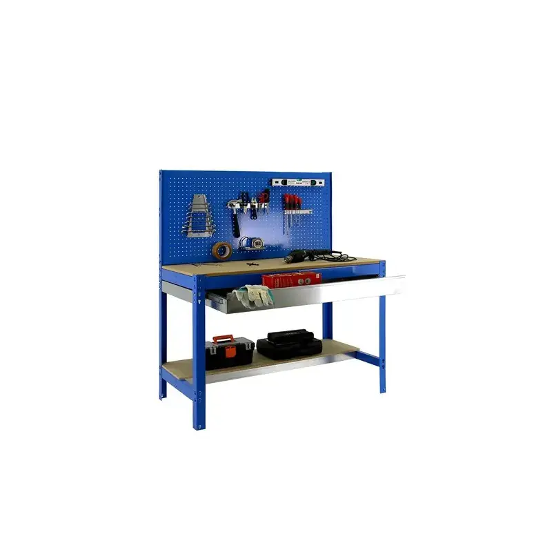Populaire Etabli 2 niveaux + 1 fond perforé + 1 tiroir- SIMONWORK BT2 BOX 900 - 1445 x 910 x 610 SIMONRACK 8435104932452