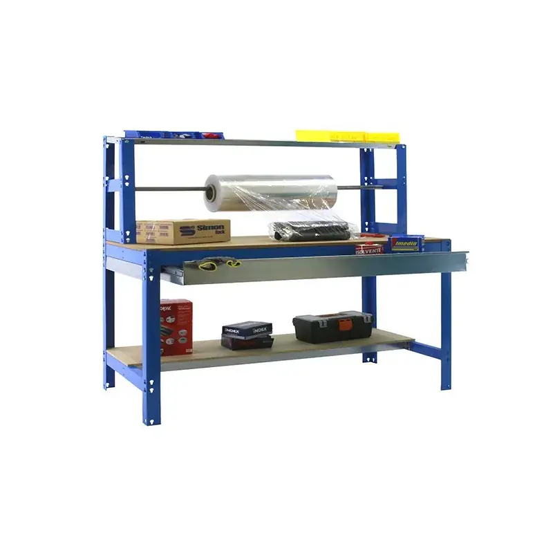 Prix Réduit Etabli 3 niveaux + barre à rouleau + tiroir - SIMONWORK BT4 BOX 1500 - 1445 x 1510 x 760 mm SIMONRACK 8435104932698