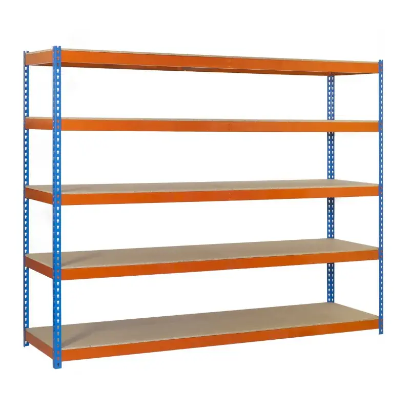 Offre Exclusive Etagère métallique 5 niveaux - 2000x2400x900 - 400kg - SIMONFORTE CHIPBOARD ST-2409-5 / SIMONRACK 8435104951132