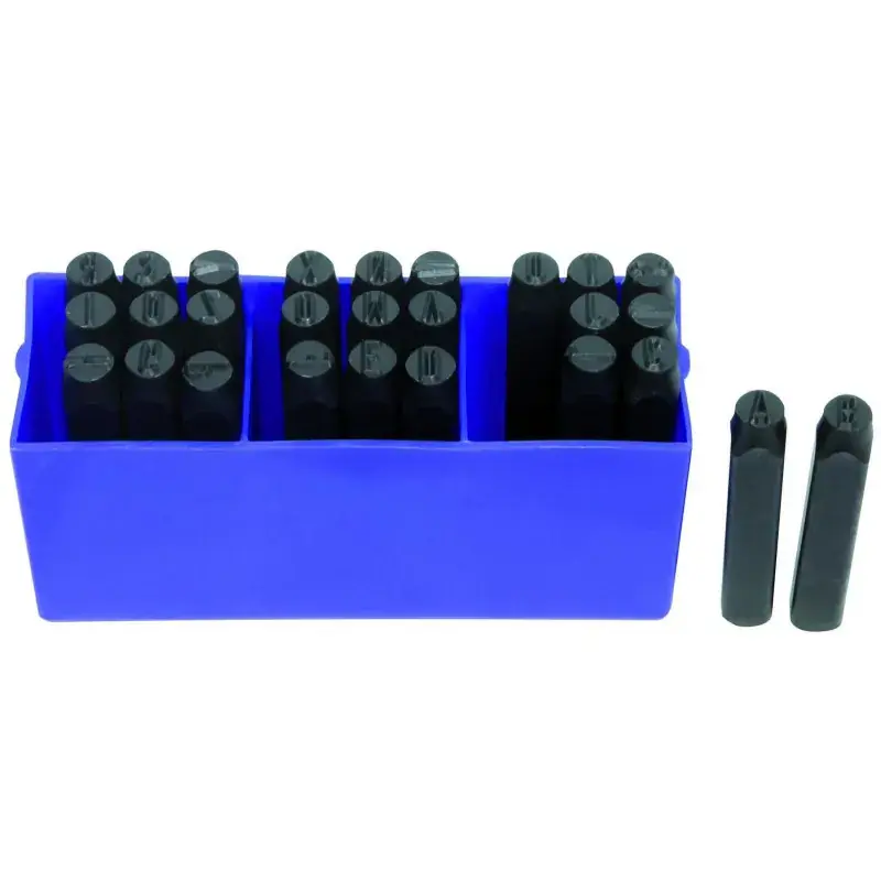 Coffret lettres a frapper din 8mm 27 pieces CLAS EG 5032 Marque