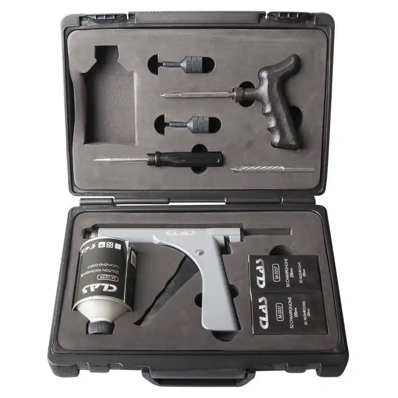 Offre Du Jour Kit reparation pneus champignons 8mm avec foret CLAS EG 0265