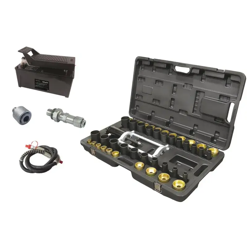 Pack presse hydraulique 18t+pompe air hydraulique/flexible/raccord CLAS OM 9383 Offre Exclusive