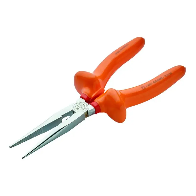 Pince telephone isolee a longs becs demi ronds droits premium CLAS OE 0526 Livraison Express