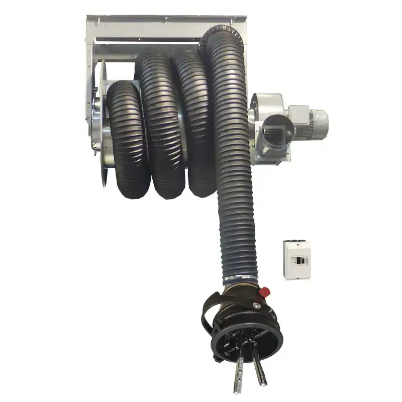 Aspiration gaz sur enrouleur pl 10m ø150mm 400v CLAS AG 0015 Pas Cher