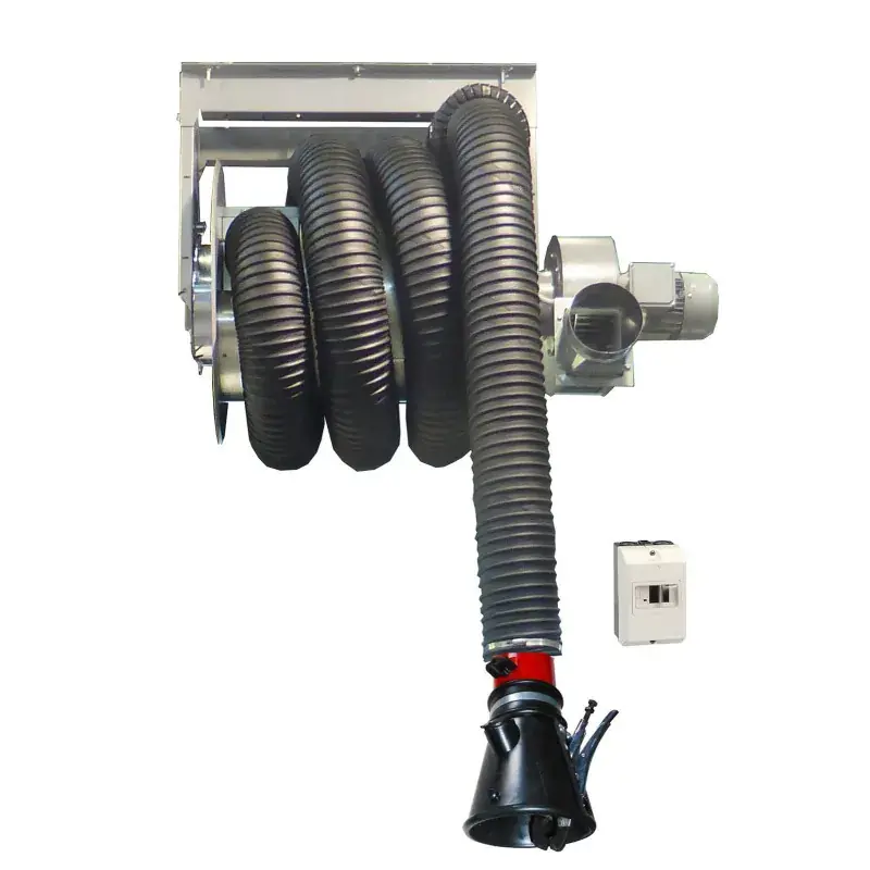 Aspiration gaz sur enrouleur 15m ø125mm 400v CLAS AG 0014 Solde