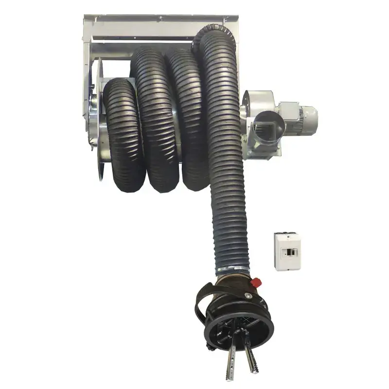 Super Prix Aspiration gaz sur enrouleur 15m ø150mm 230v CLAS AG 0016
