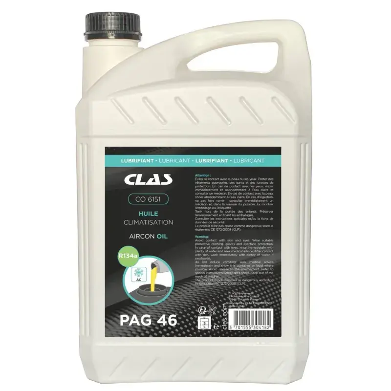 Satisfait Ou Remboursé Huile climatisation pag 46 l - r134a CLAS