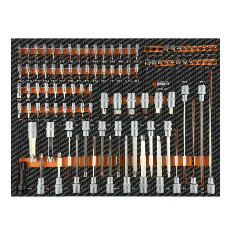 Insert embouts (102pcs) CLAS EG 1104BL Nouvelle Collection