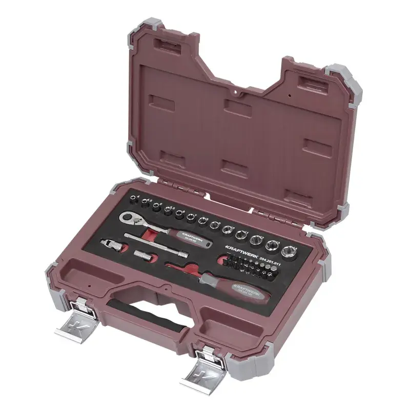 Coffret de douilles 1/4&Prime;, 36 pcs KRAFTWERK – 204.201.011 Vente Flash