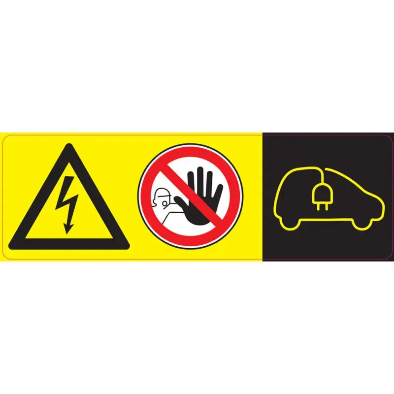 Acheter En Ligne Lot d‘étiquettes temporaires véhicule accidenté à coller sur pare-brise 10pcs KS Tools – 117.1437