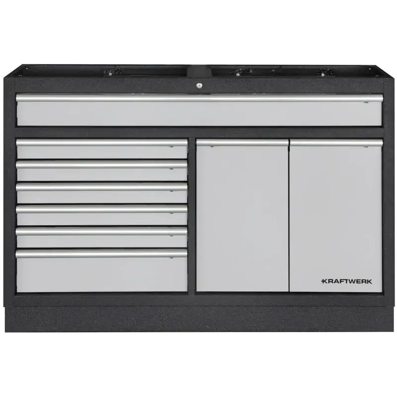 Dernier Modèle Meuble bas 7 tiroirs 2 portes MOBILIO 1360 mm – 3964-03-W