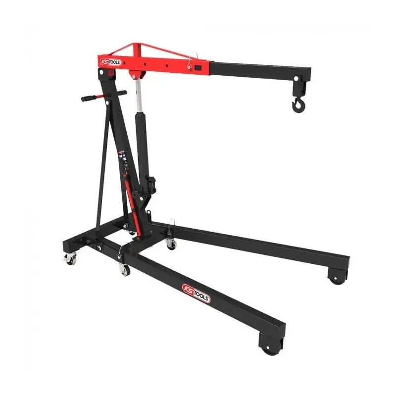 Grue mobile pliante, 2 t KS TOOLS - 162.0020 Authentique
