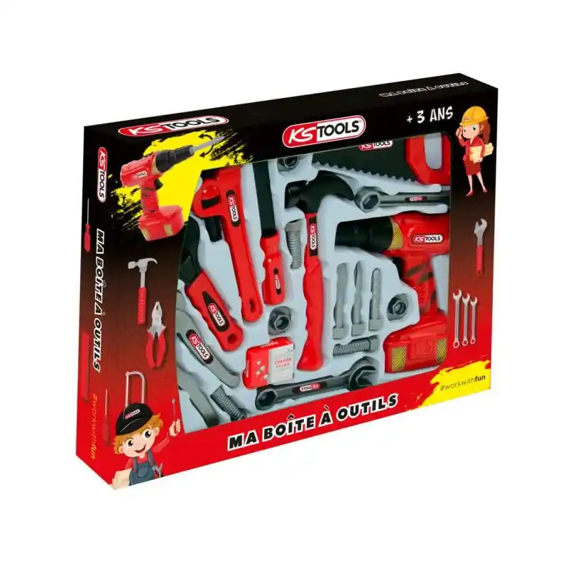 Achat Immédiat Coffret d‘outils pour enfants KS TOOLS – 100091