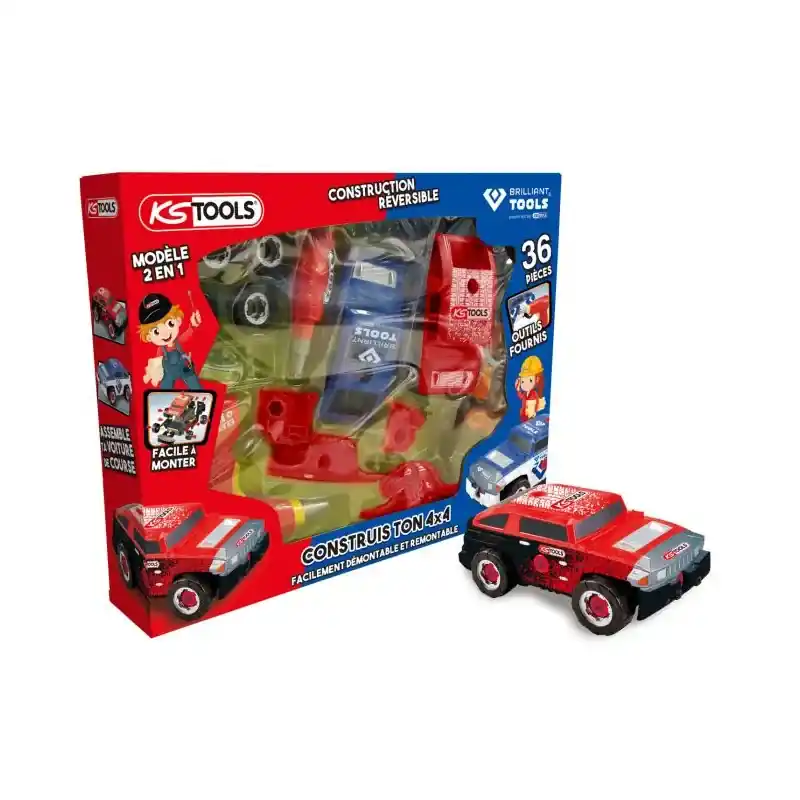 Kit de construction voiture 4x4 pour enfants , 33 pièces KS TOOLS - 100096 Commander Maintenant