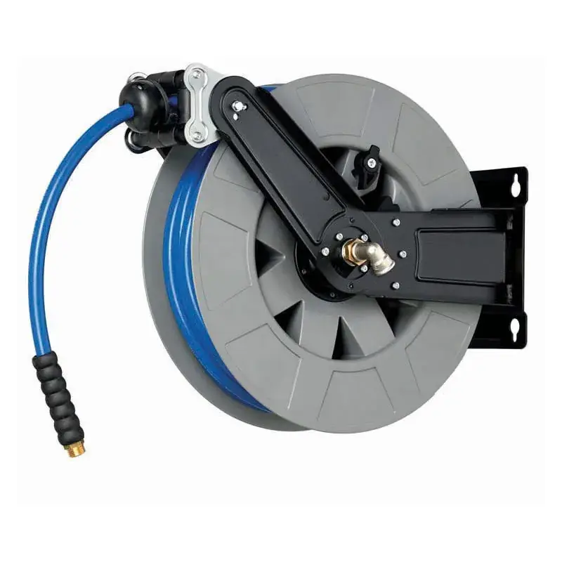 Haute Qualité Enrouleur D‘Air Comprime Chassis Acier Ouvert 10 Mm - 18 M SAM Outillage - ENR-AC10-18