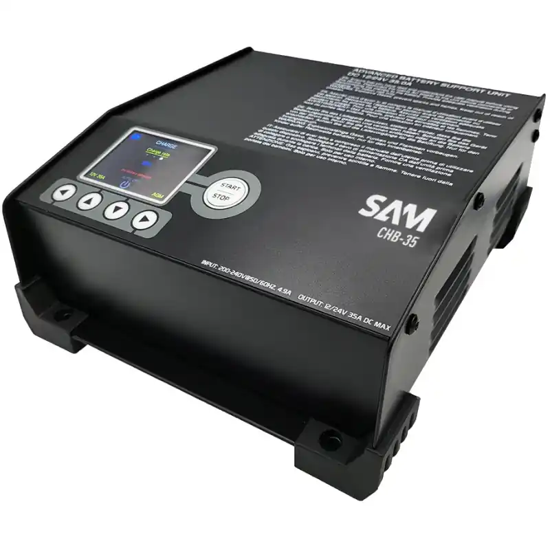Chargeur De Batterie Intelligent Multifonction 12V 24V SAM Outillage - CHB-35 Nouveauté