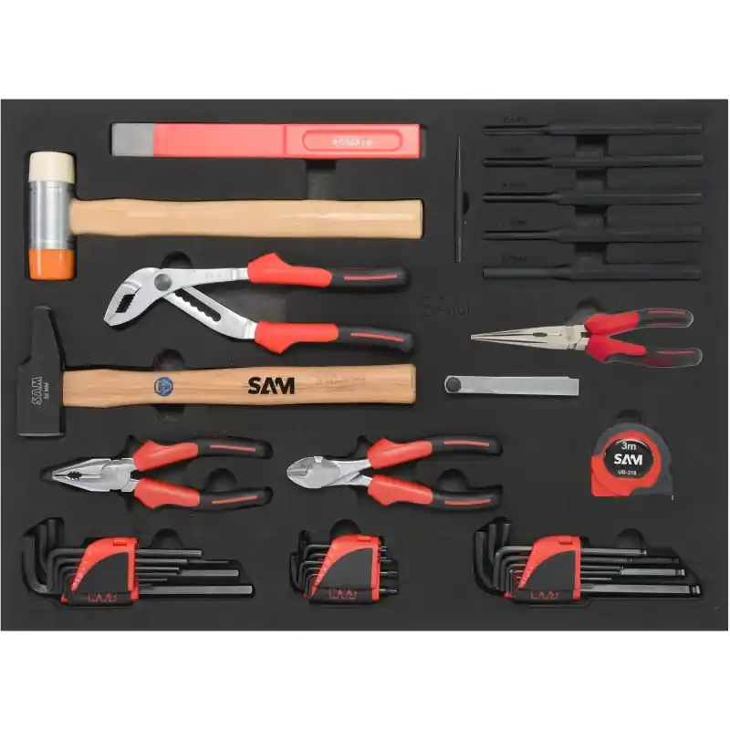 Usine Directe Composition 42 Outils Plateau N°3 En Module Mousse 3/3 SAM Outillage – CPP-200PM3