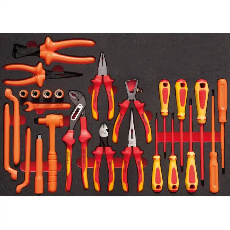 Acheter En Ligne Composition De 25 Outils Isoles SAM Outillage – CP-1000V