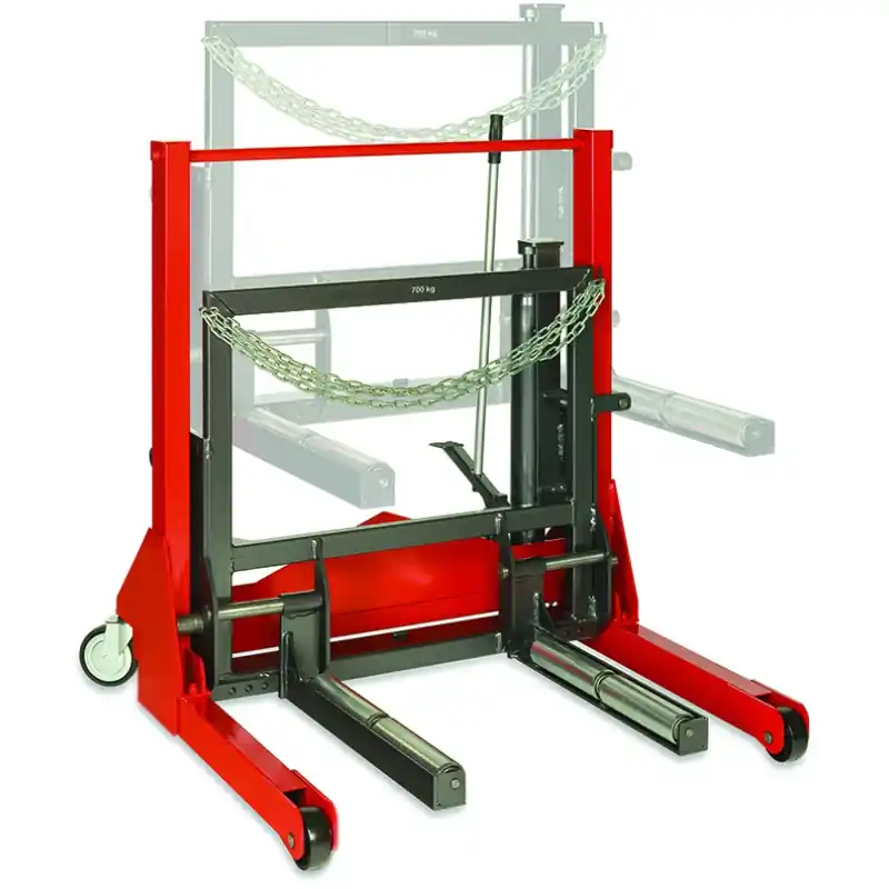 Dernier Modèle Depose-Roues Hydraulique 700 Kg Reglable SAM Outillage - RQWD600