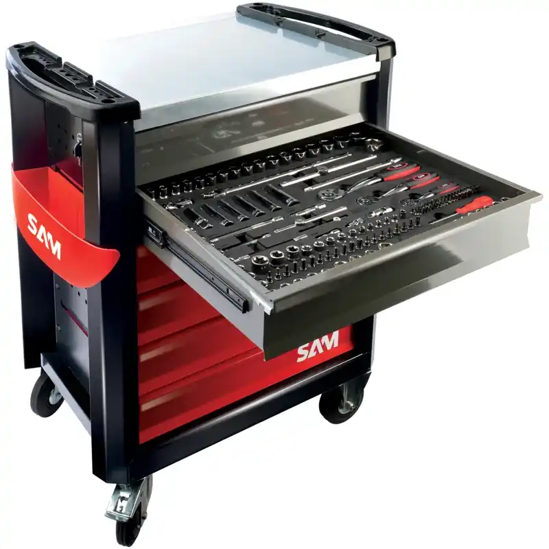 Servante Servi-630N - 224 Outils Maint. Indust. Mod. Mousse SAM Outillage - CPP-224PM1 Nouvelle Collection