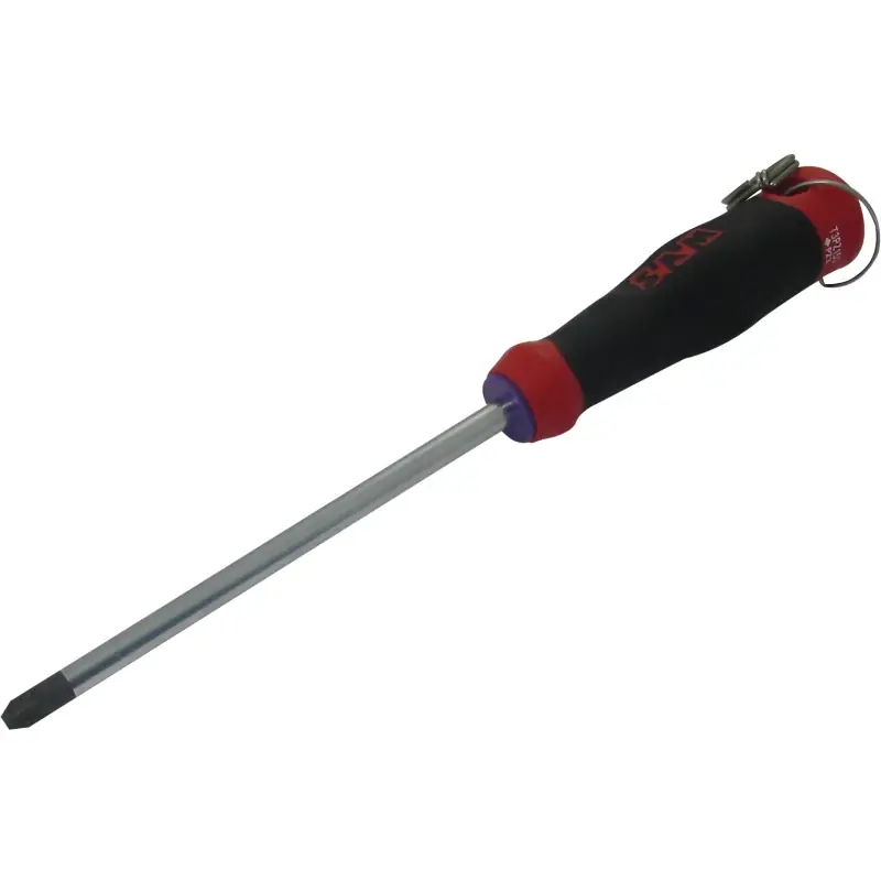 Commander Vite Tournevis Bi-Matiere Pz N°1 5X100 Mm Avec Clip Inox Fme SAM Outillage - T-1PZ100-FME