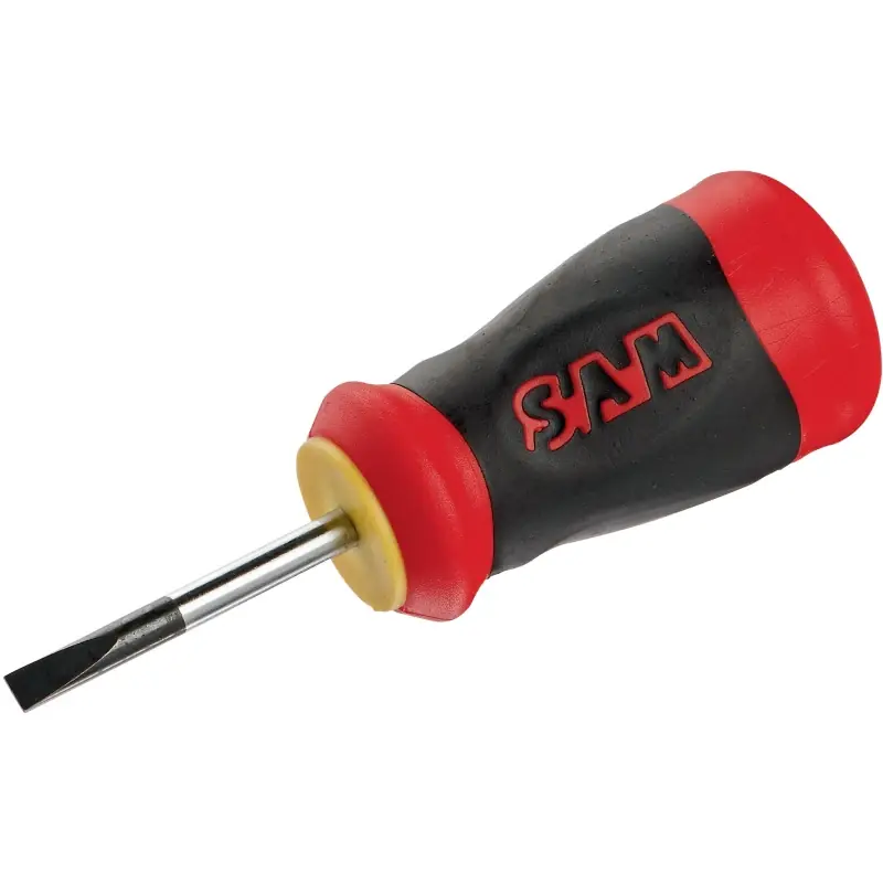 Tournevis Bi-Matiere Tom Pouce Fente Electricien 6,5X35 Mm SAM Outillage - T-65E35 Achat Immédiat