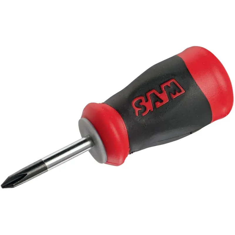Tournevis Bi-Matiere Tom Pouce Phillips N°1 5X35 Mm SAM Outillage – T-1P35 Expédition Rapide