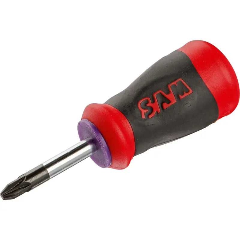 Prix Promo Tournevis Bi-Matiere Tom Pouce Pozidriv N°1 5X25 Mm SAM Outillage - T-1PZ25