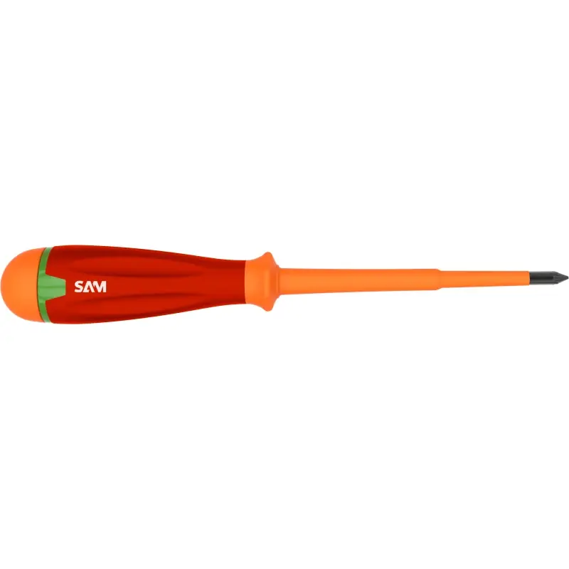 Tournevis Pozidriv Isole 1000 Volts Special Bornier N°1 100 SAM Outillage – ZTC-1PZBR100 Livraison Express